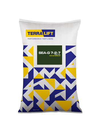 Sea-G 7-2-7+3MgO+2%Fe for Lawns and Moss control